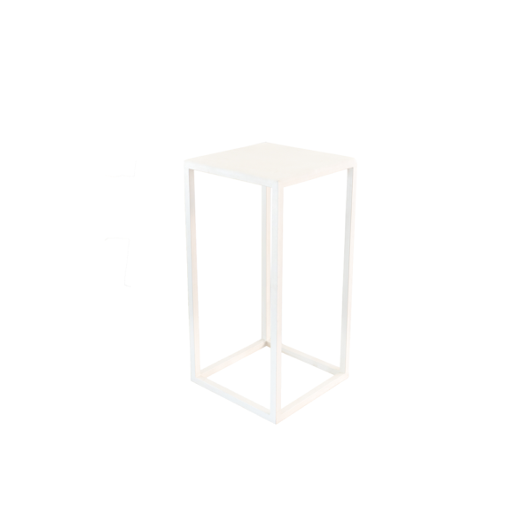 Mange debouts Cubique blanc