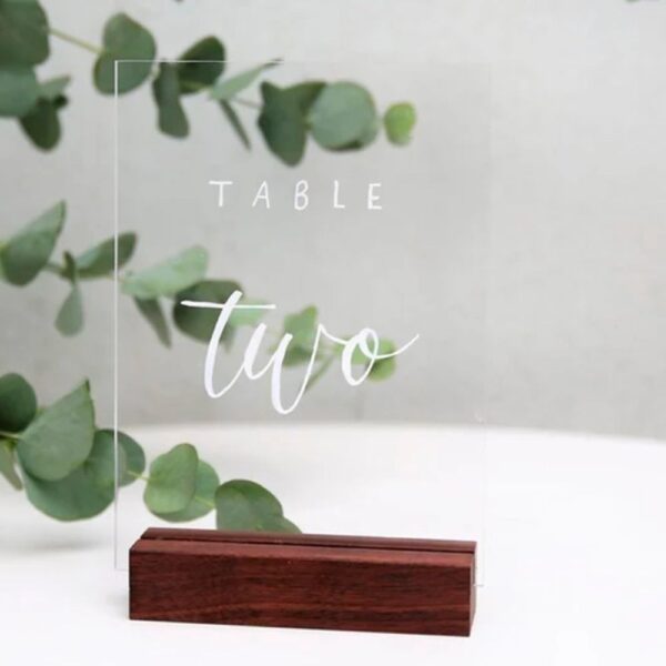 Numéro/Nom de table