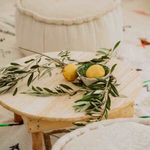 Table basse beldi en bois – Image 2