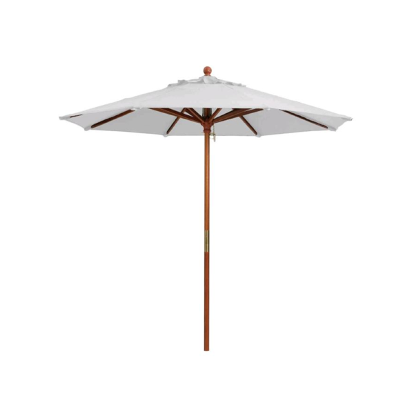 Parasol Blanc à franges