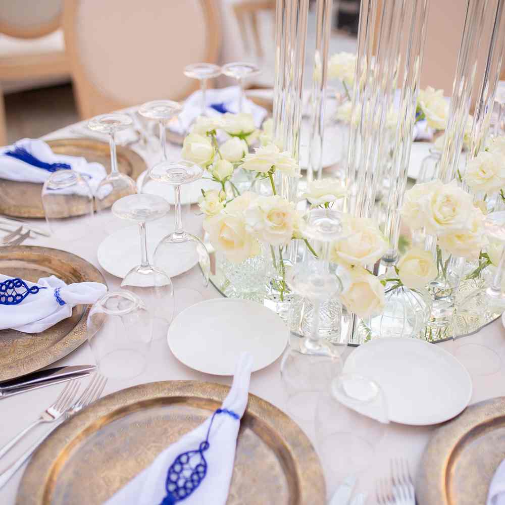 Centre de table en miroir rond – Image 2