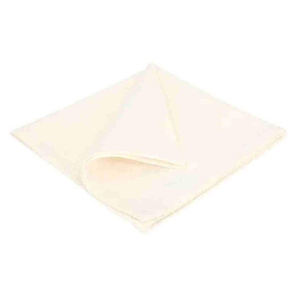 Serviettes blanc cassé