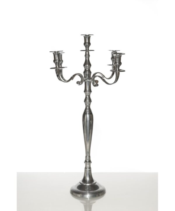 Chandelier argenté – 80 cm